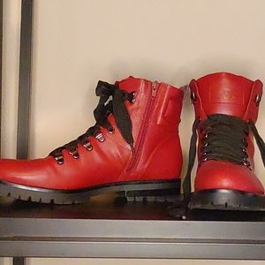 G by Guess Red Nallie Boots